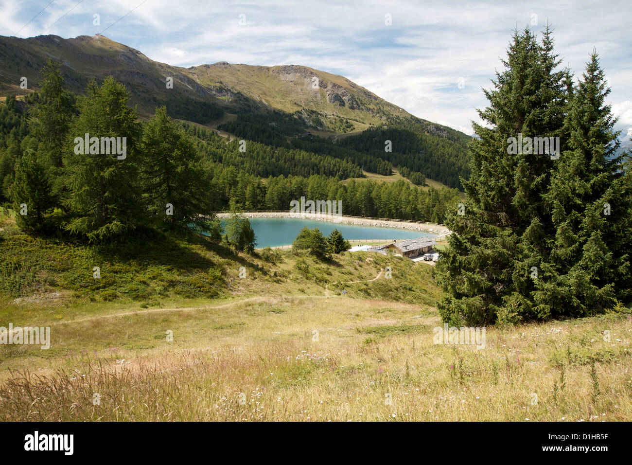 Vallée d'Aoste - Pila Banque D'Images