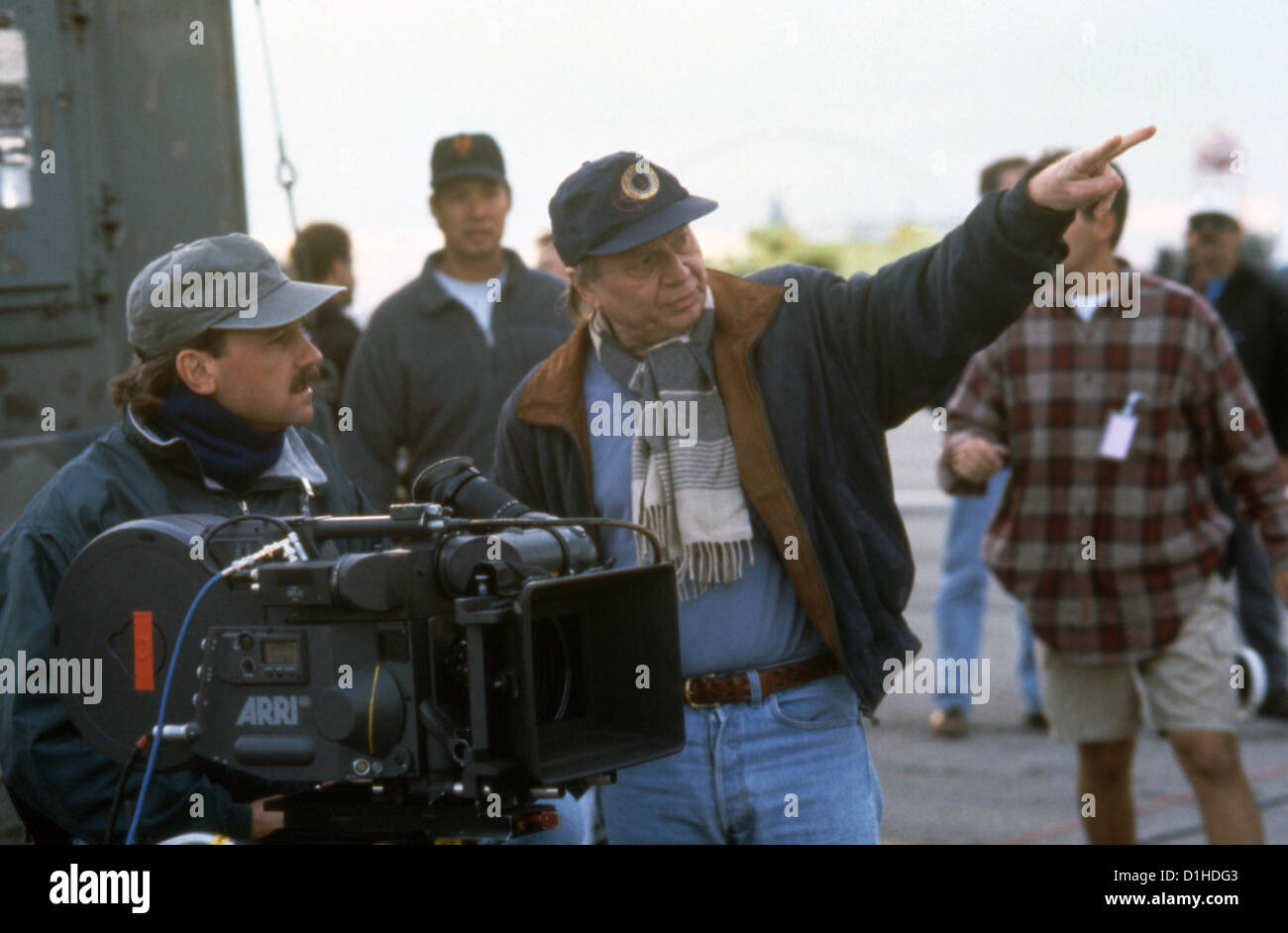 WOLFGANG PETERSEN (directeur) sur 'AIR FORCE ONE (1997)' WOLP 006 COLLECTION MOVIESTORE LTD Banque D'Images