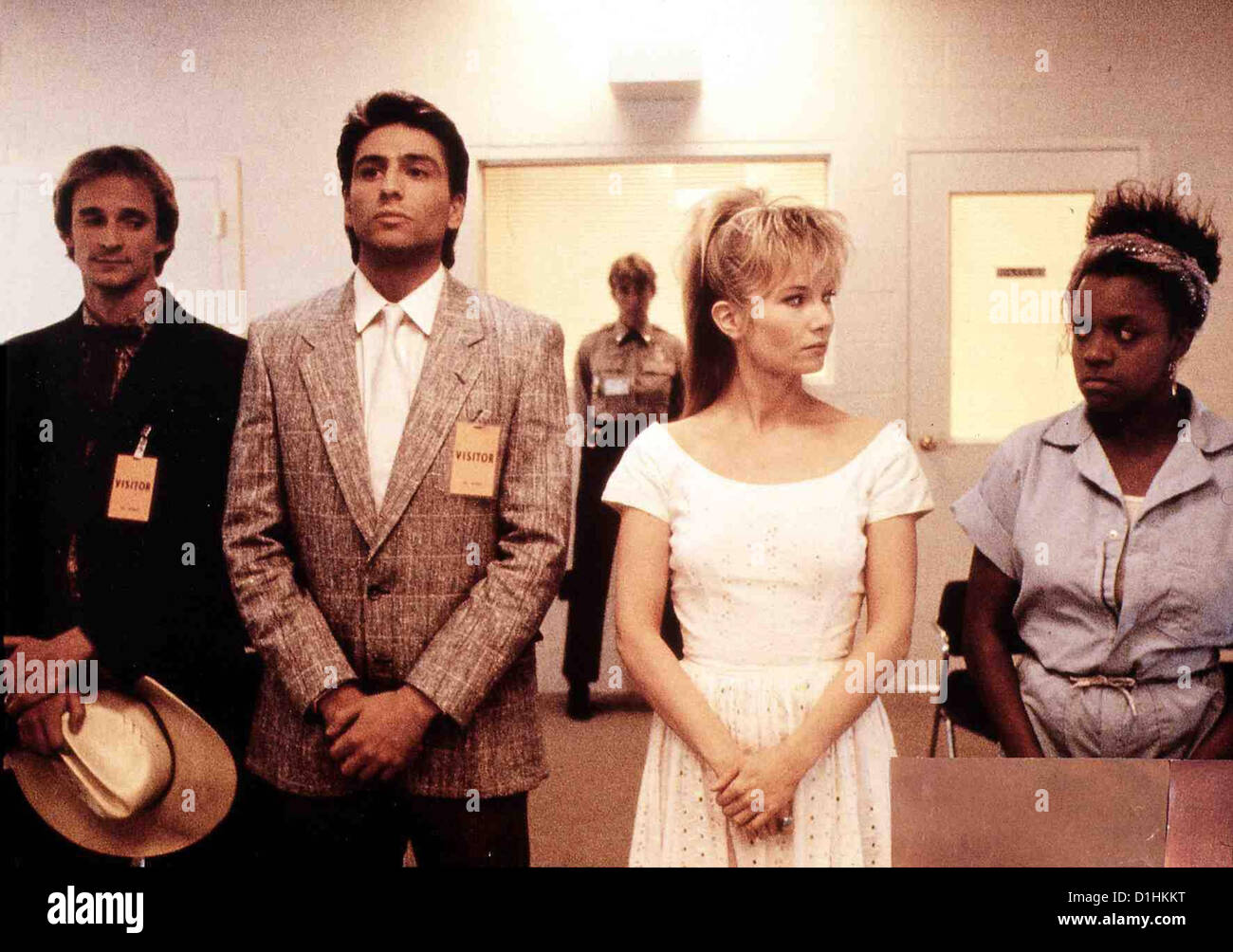 Adams Kesse Rippe Dieu a créé les femmes Vincent Spano, Rebecca de Mornay Robin Shay (Rebecca de Mornay, 2.v.r) sitzt im Gefängnis Banque D'Images