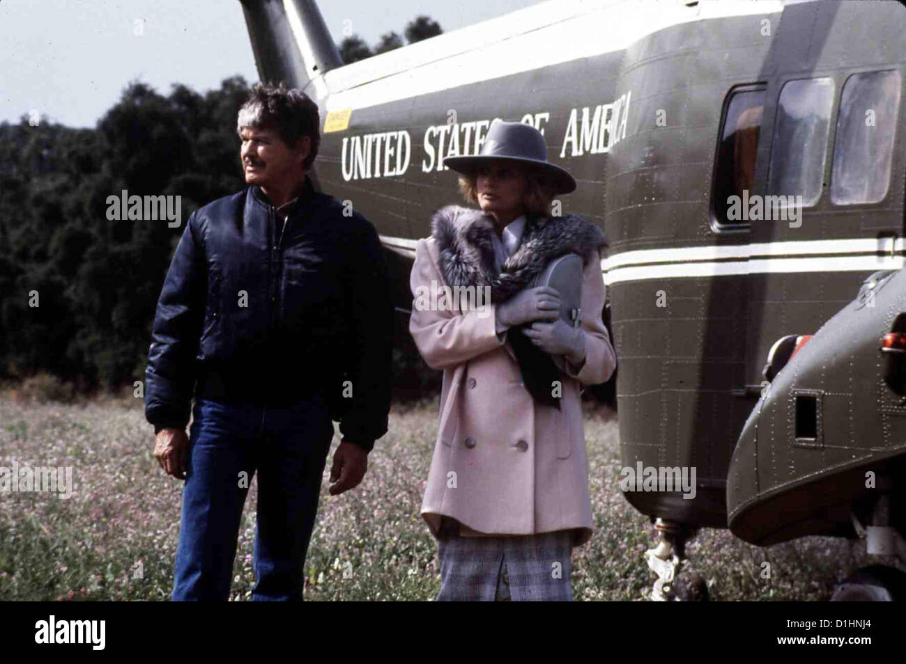 Der Mordanschlag assassinat Charles Bronson, Jill Ireland, Agent Jay Killian (Charles BRONSON) soll Lara Royce (Jill Banque D'Images