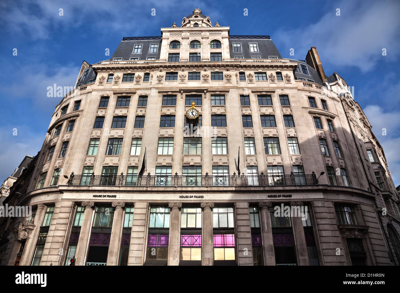 House of Fraser department store sur l'extrémité nord du pont de Londres Banque D'Images