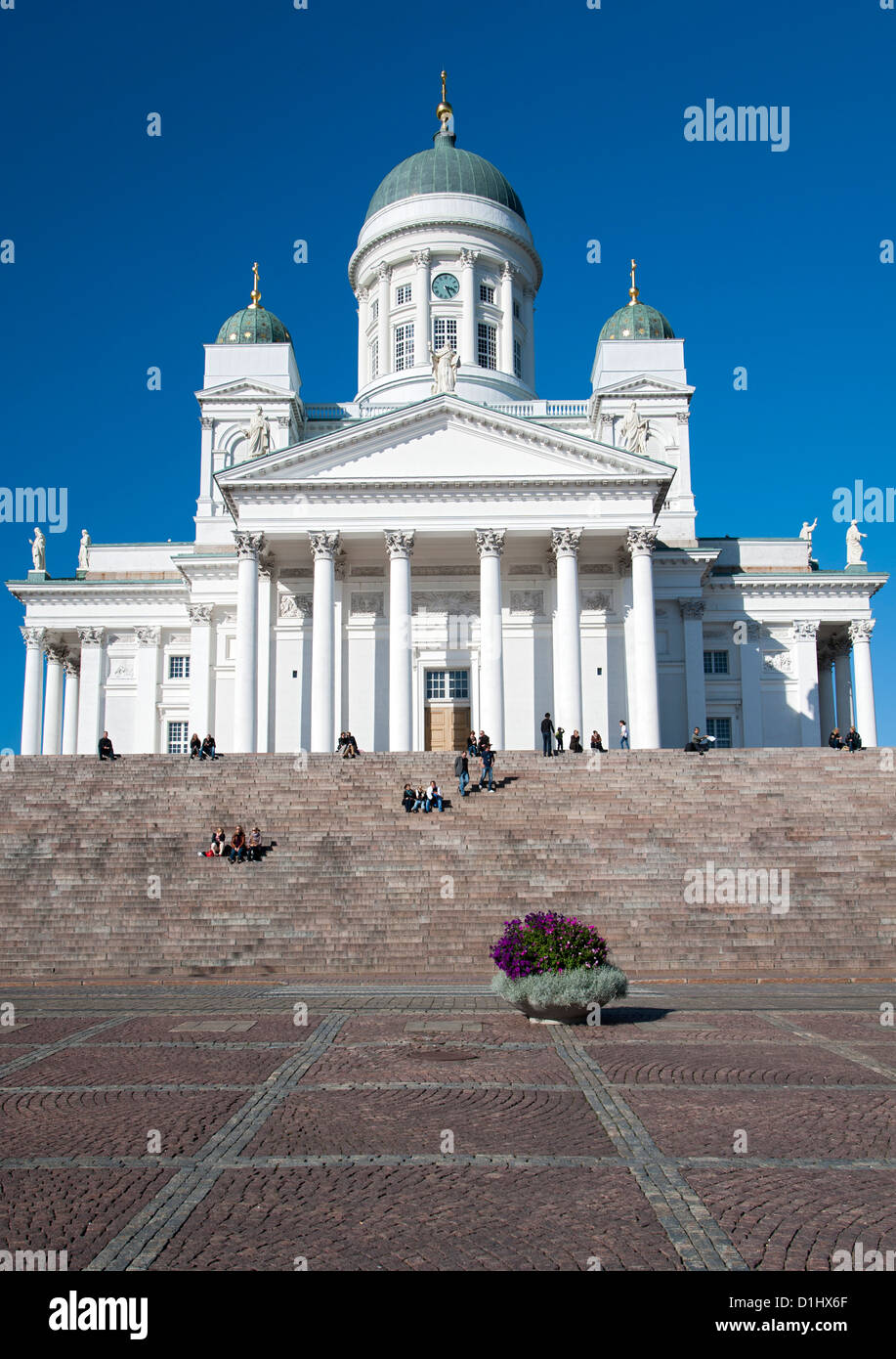 Cathédrale d'Helsinki à Helsinki, la capitale de la Finlande. Banque D'Images