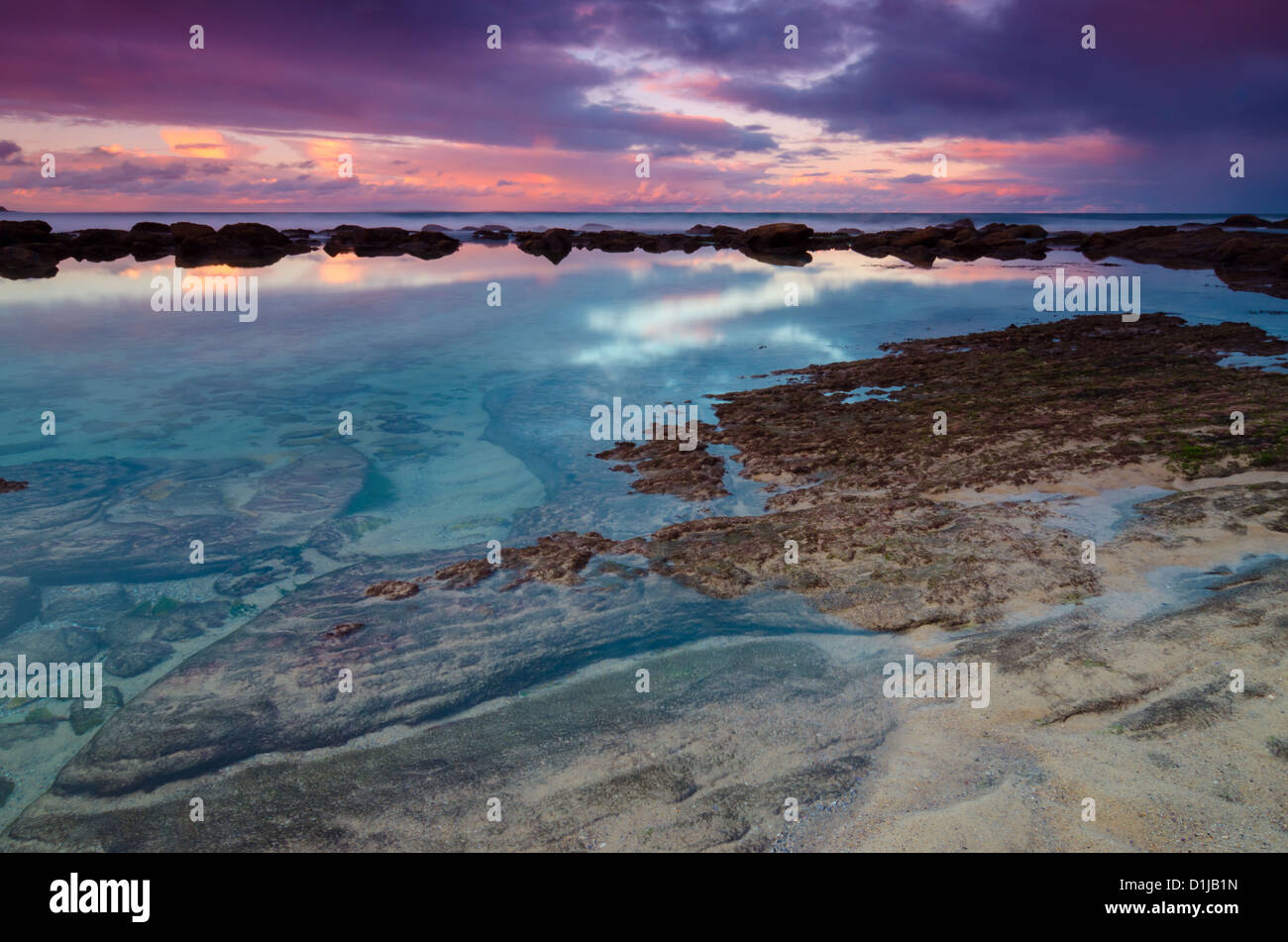 Paysage côtier à Bronte Beach, NSW, Australie Banque D'Images