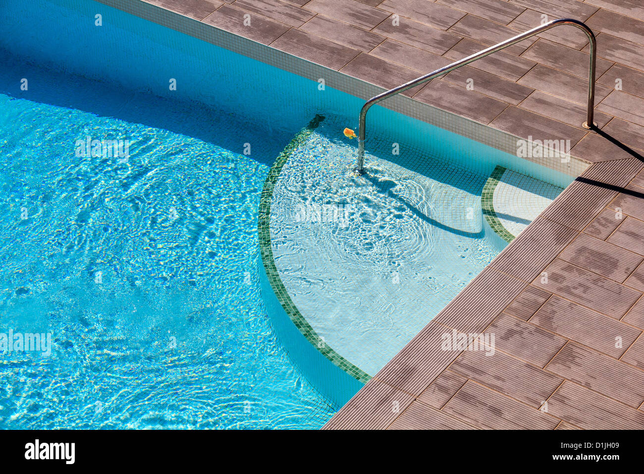L'accès à la piscine salon détails Banque D'Images