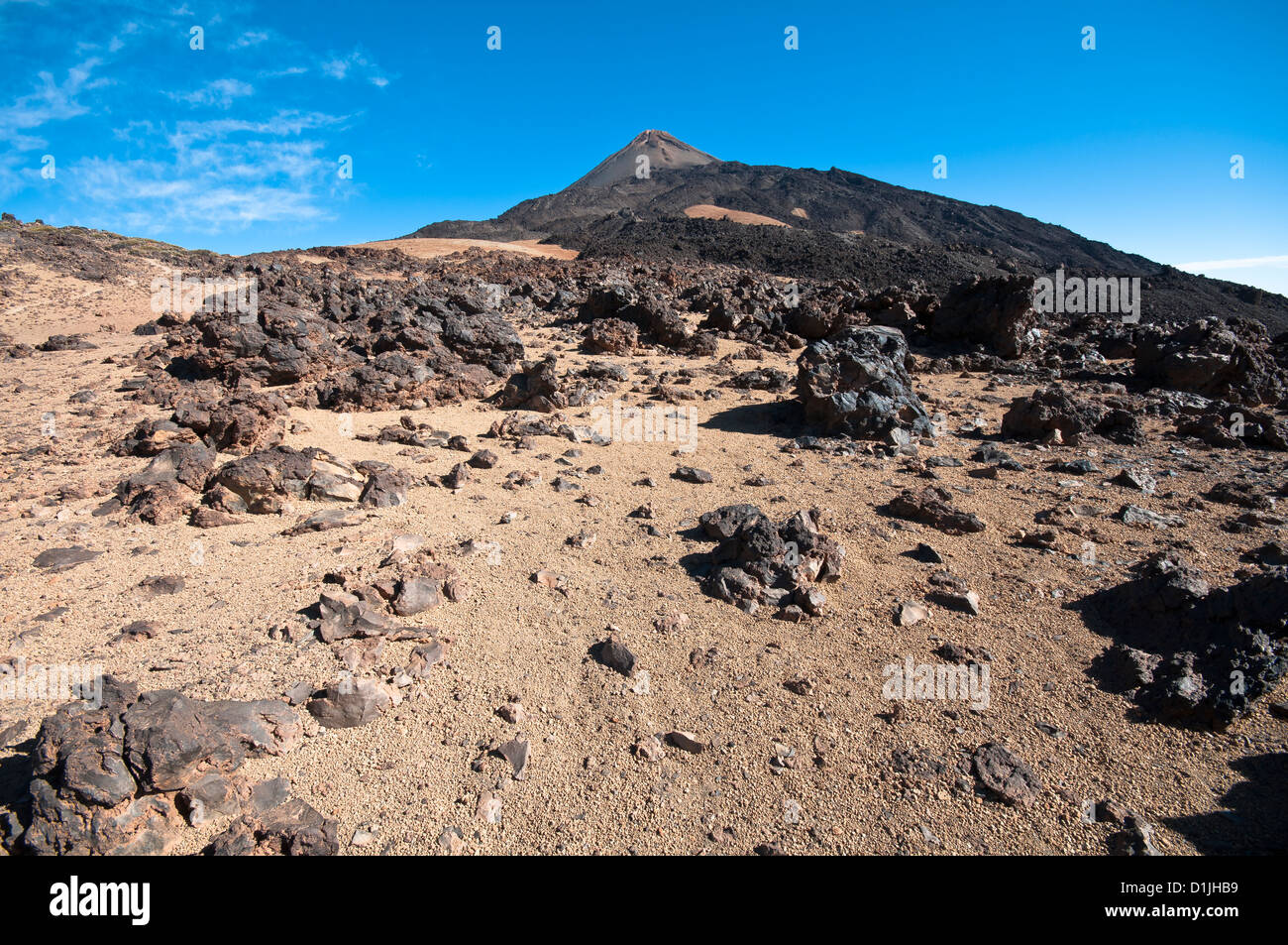 El Teide Banque D'Images