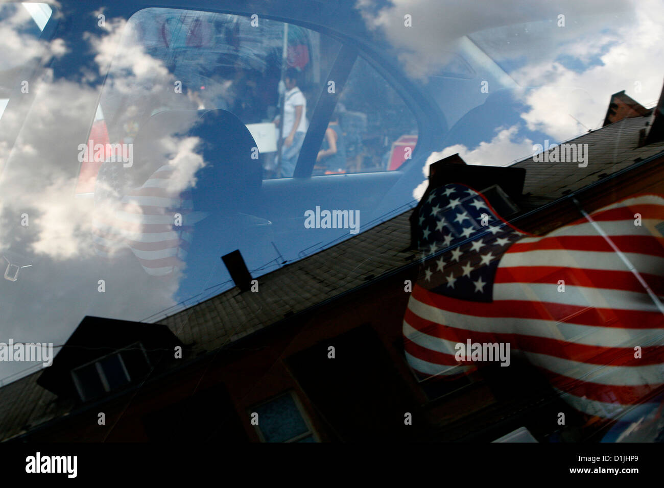 La communauté vietnamienne en République tchèque - Marché Dragon dans la ville de Cheb, borderlands avec l'Allemagne Banque D'Images
