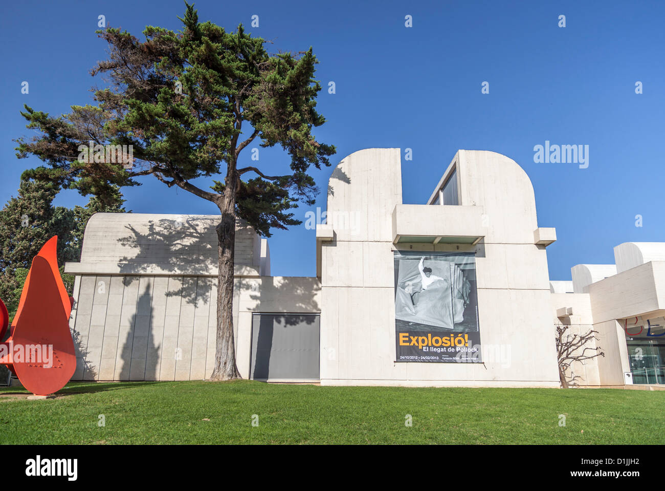Fundacio Miro à Montjuic, Barcelone Banque D'Images