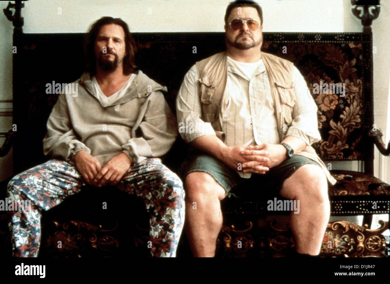 Le Big Lebowski Big Lebowski, le Jeff Bridges, John Goodman *** *** Local Caption 1998 PolyGram Banque D'Images