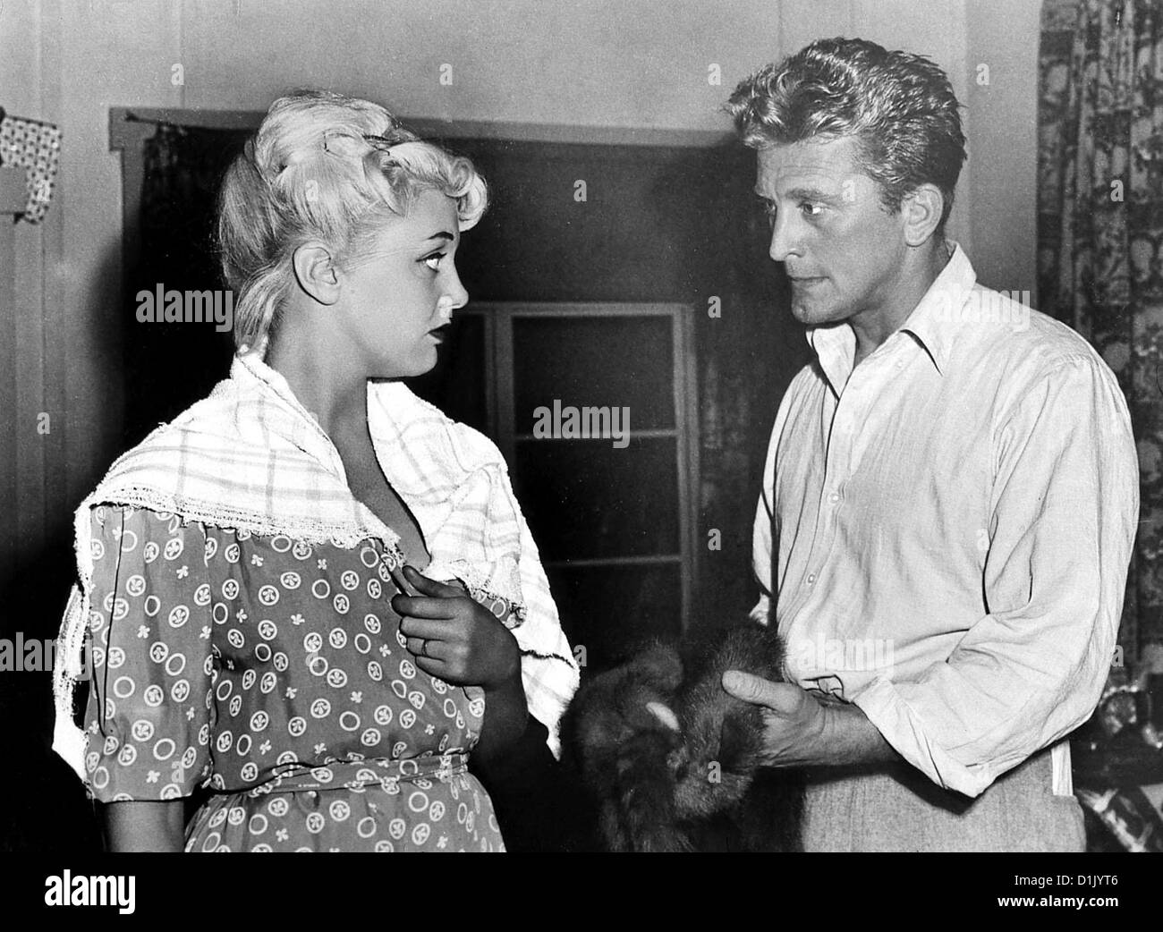 Reporter des Satans grand carnaval, Jan Sternling Kirk Douglas, Jan Sterling (Lorraine), Die Frau des eingeschlossenen Banque D'Images