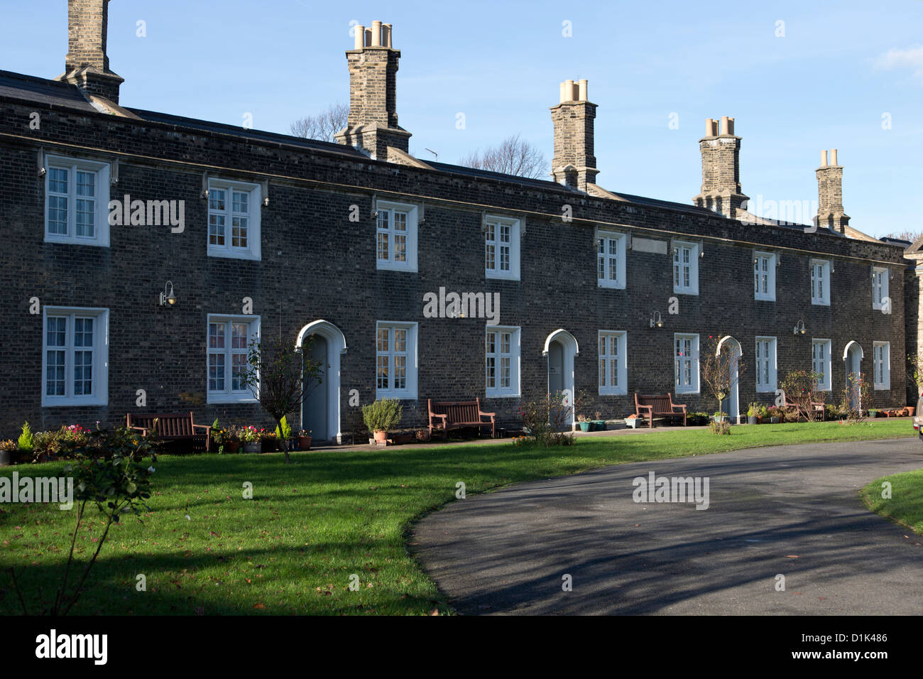 Avantage métropolitaine Cottages hospices, de retraite ou de foyers-logements. Balls Pond Road, Dalston, Londres Banque D'Images