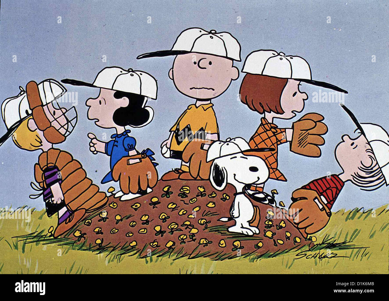 Charlie Brown und seine Freunde garçon nommé Charlie Brown, Charlie Brown Natuerlich hat den Buchstabier-Wettbewerb verloren und Banque D'Images