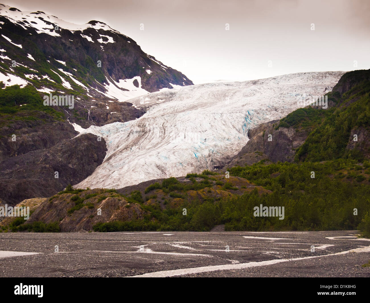 La sortie Glacier, Alaska Seward Banque D'Images
