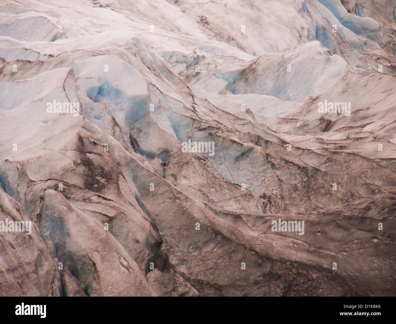 La glace de glacier, Sortie Glacier, Seward Banque D'Images