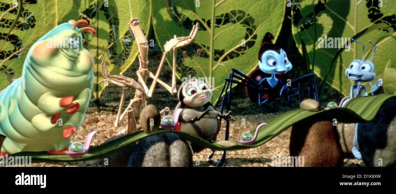 Das Grosse Hard With A Bug's Life, un Slim, Heimlich, Francis, Rosie, Flik *** *** Local Caption 1998 Walt Disney / Pixar Banque D'Images