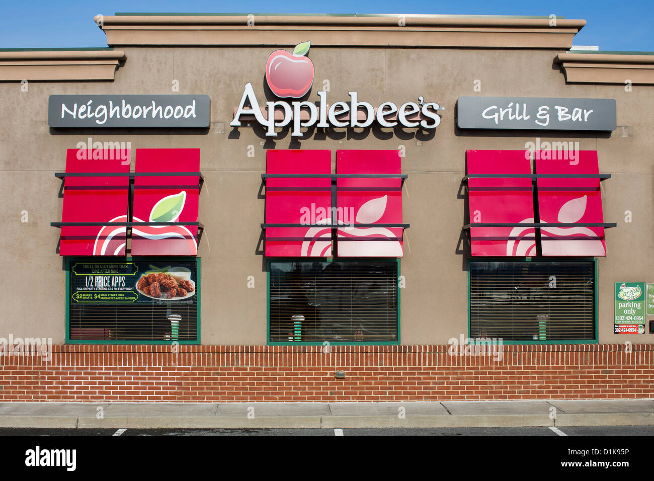 L'Applebee's restaurant décontracté. Banque D'Images