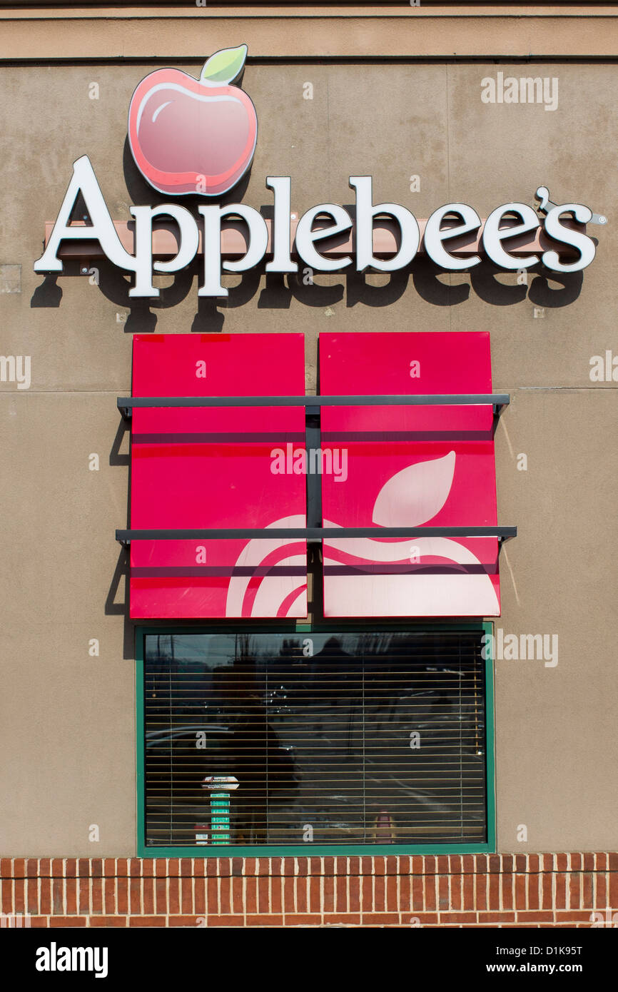 L'Applebee's restaurant décontracté. Banque D'Images