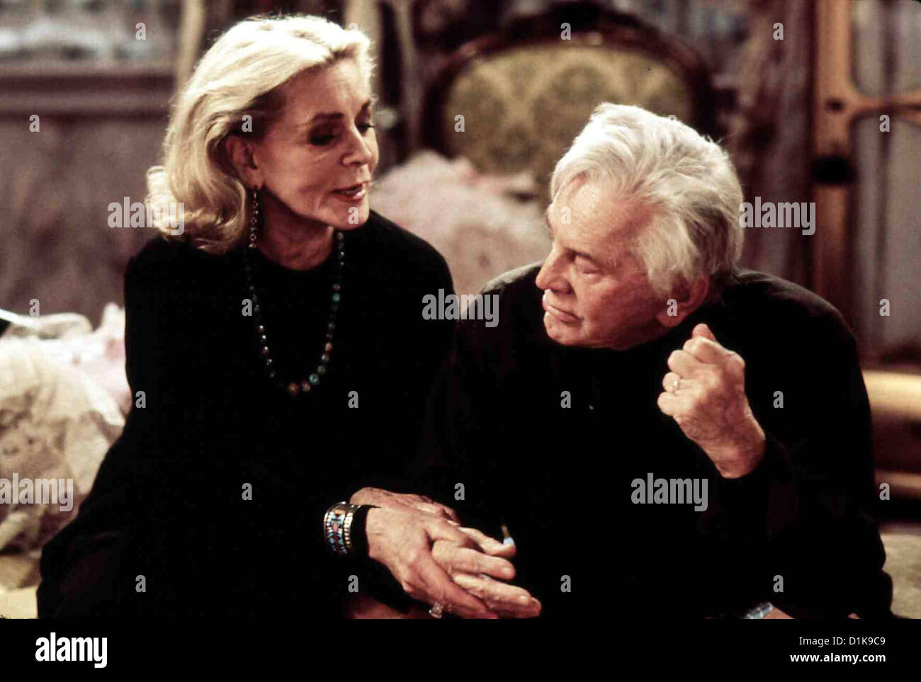 Diamants -- Kirk Douglas, Lauren Bacall légende locale *** *** 1975 -- Banque D'Images