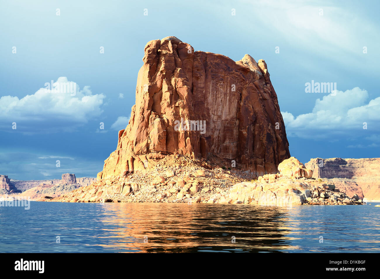 Le lac Powell et Glen Canyon, Arizona et l'Utah, USA Banque D'Images