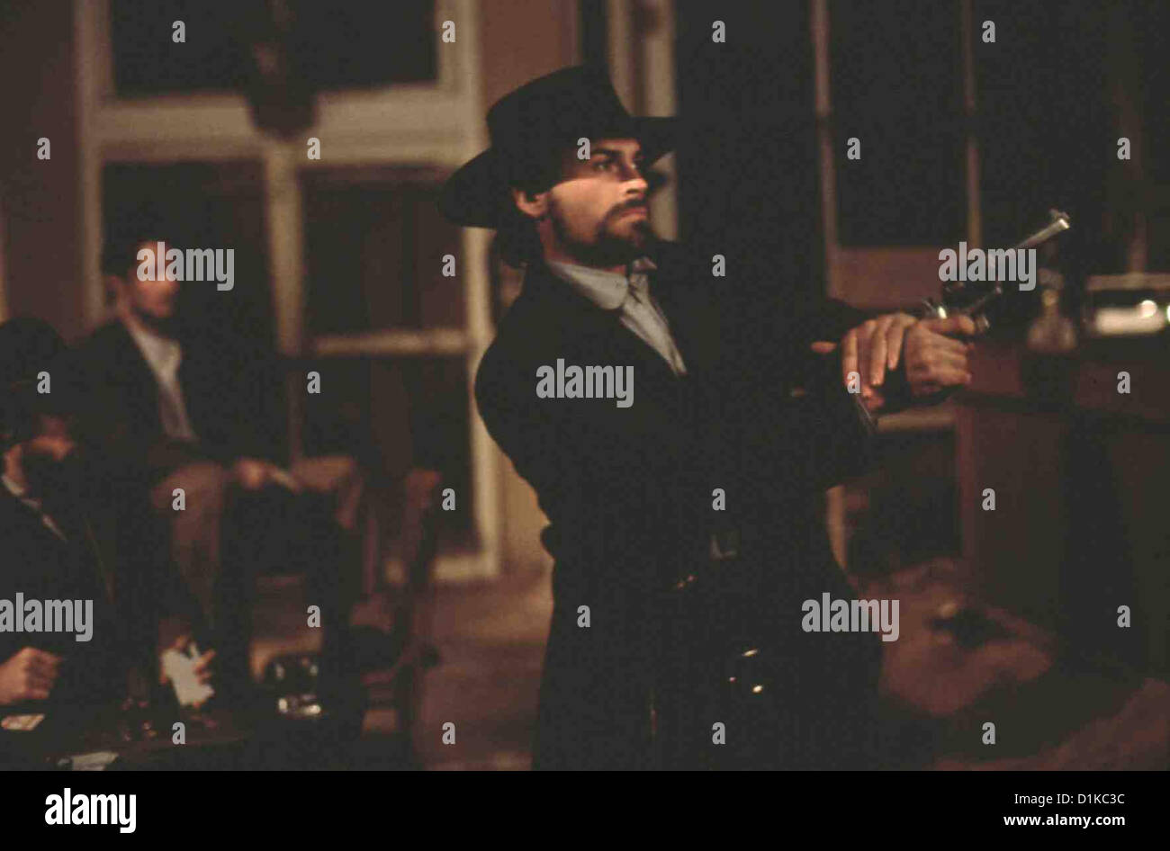 Le James Gang Frank Jesse ?, Rob Lowe Jesse James (Rob Lowe) und sein Bruder Frank machen gemeinsam mit den Younger-Bruedern Banque D'Images