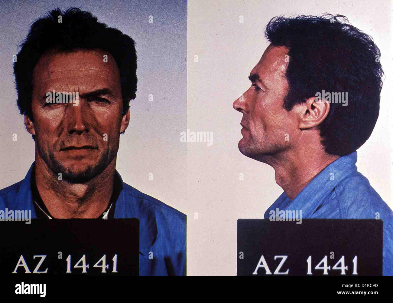 Die Flucht Von Alcatraz Alcatraz de Clint Eastwood Gleich bei Ankunft senneur wird Frank Morris (Clint Eastwood) Banque D'Images