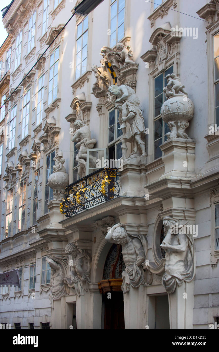 Wien, Österreich, Singerstrasse 1, 16 Palais Neupauer-Breuner Banque D'Images