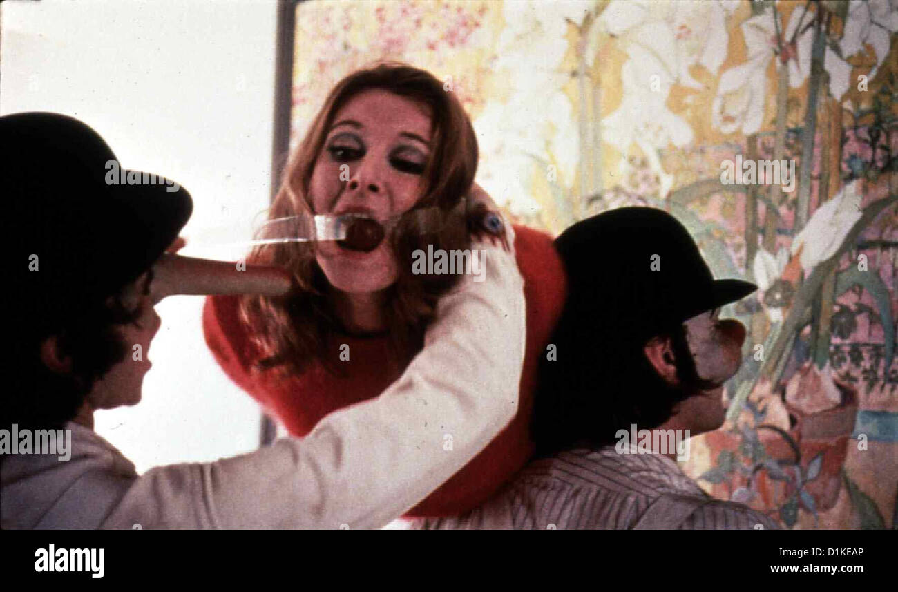 Uhrwerk Clockwork Orange Orange, Malcolm McDowell, Adrienne Corri
