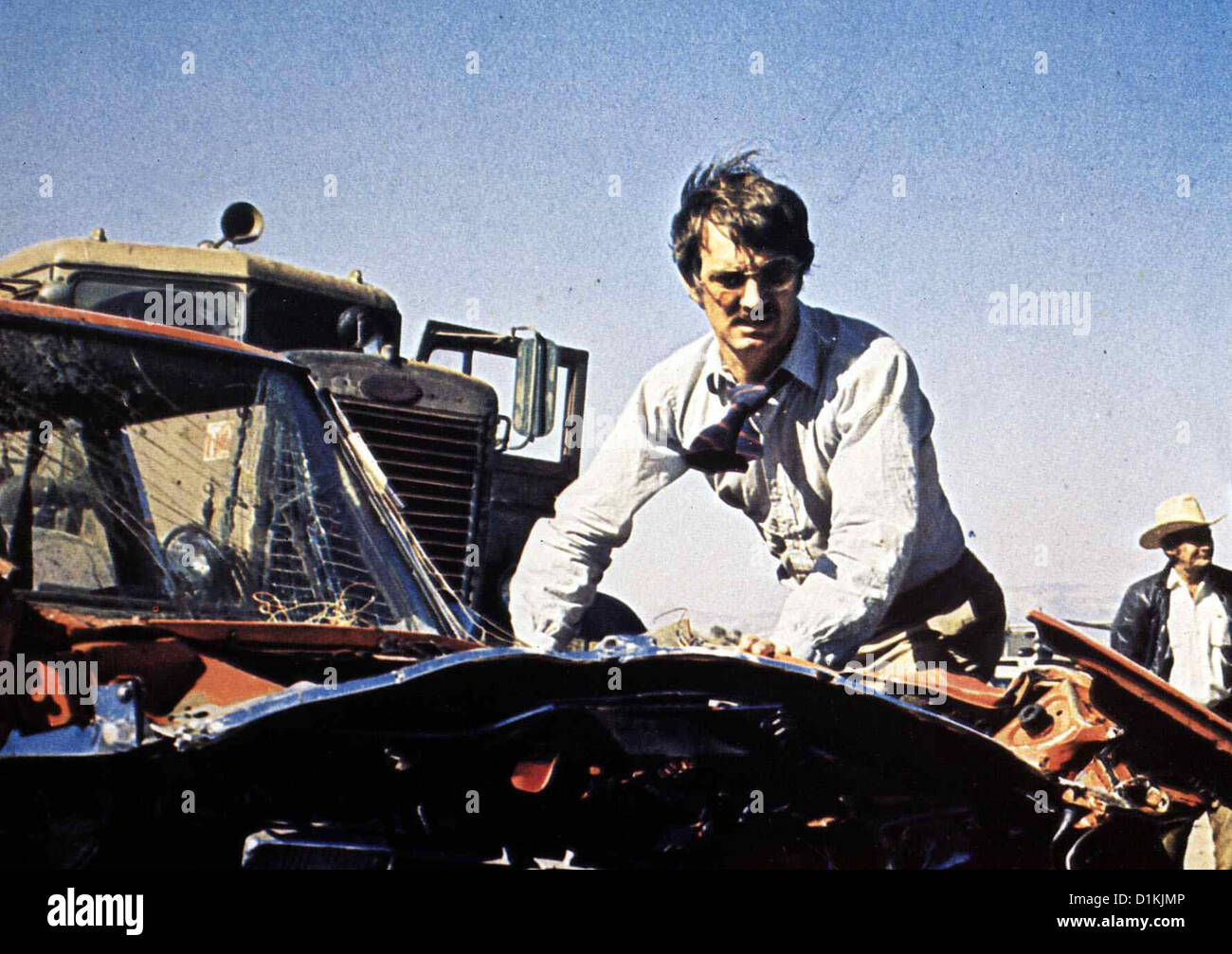 Dennis Weaver en duel Duell Voir *** *** Légende Locale 1971 -- Banque D'Images