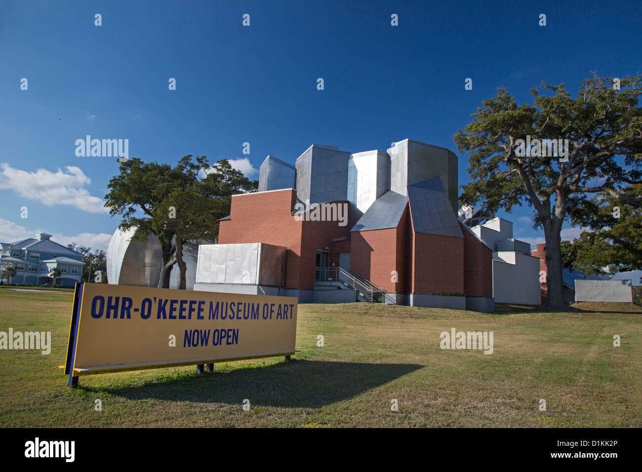 Biloxi (Mississippi) - L'Ohr-O'Keefe Museum of Art, conçu par Frank Gehry. Banque D'Images