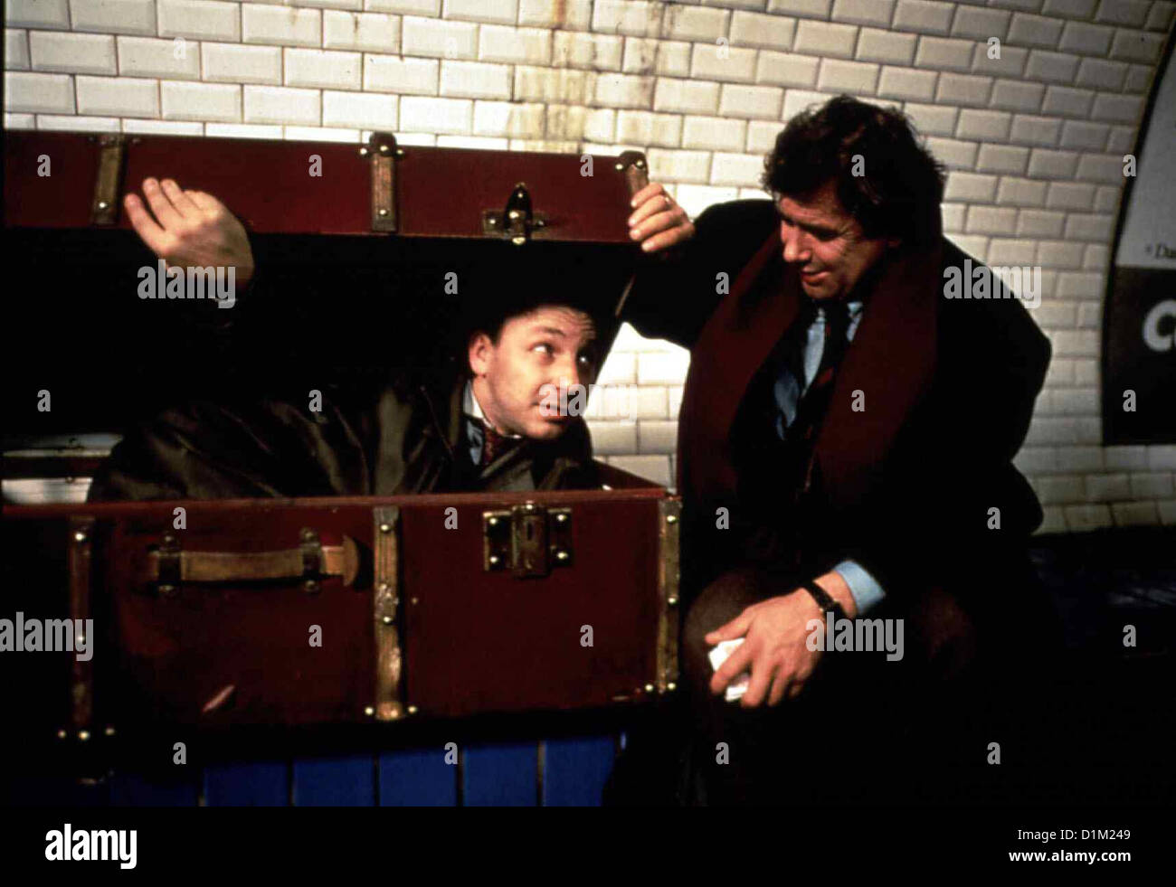 Drei Farben : Weiss Zbigniew Zamachowski Film Blanc, Janusz Gajos Ohne Geld und Papiere, erniedrigt und verletzt, Karol Banque D'Images