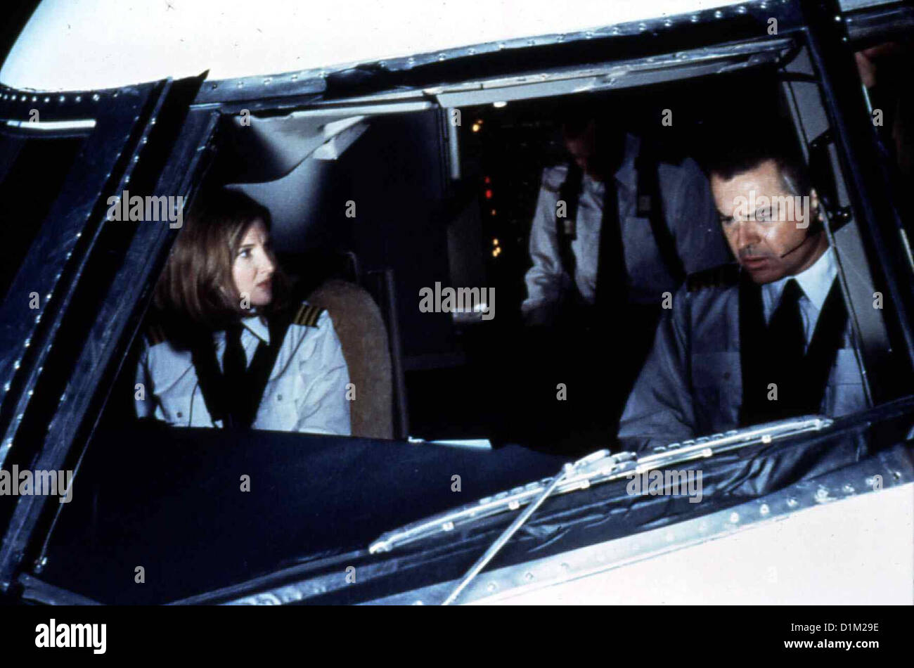 Aircrash - Katastrophe Beim Décoller descente finale Annette O'Toole, Robert Urich Schliesslich erhalten Singer (Robert Urich) Banque D'Images