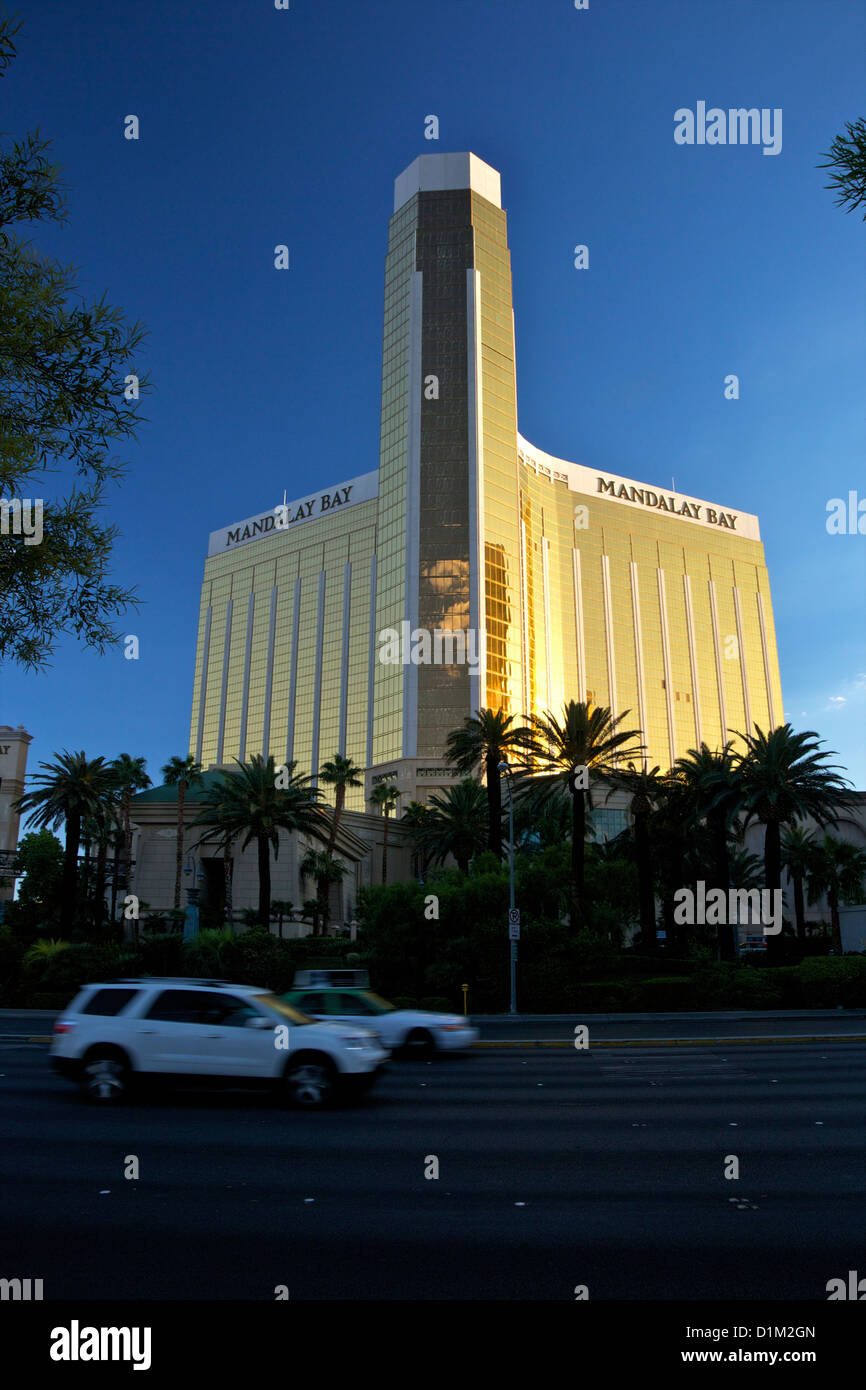 L'hôtel Mandalay Bay, à Las Vegas, Nevada, USA Banque D'Images