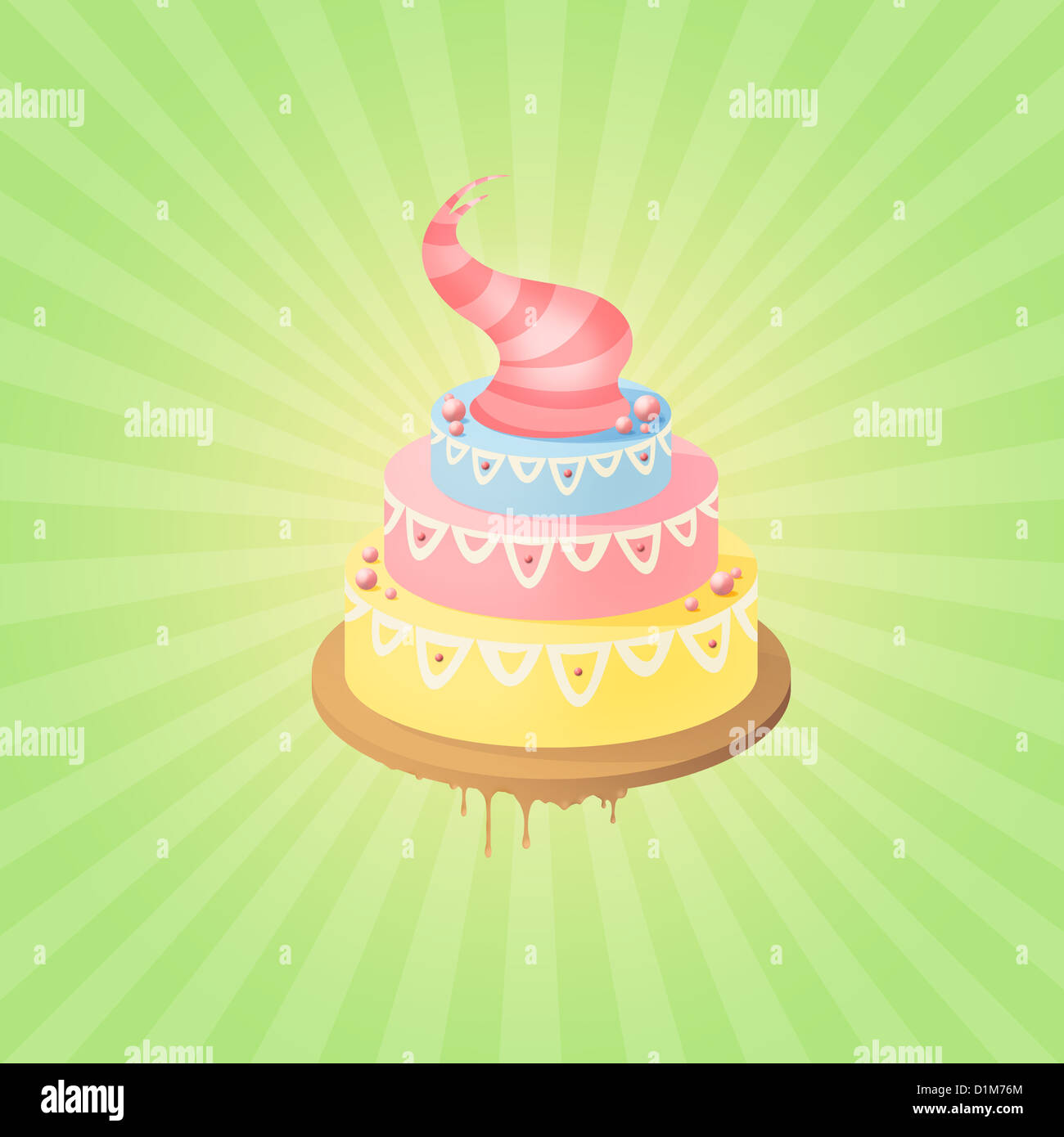 Cake Illustration Banque D Image Et Photos Alamy