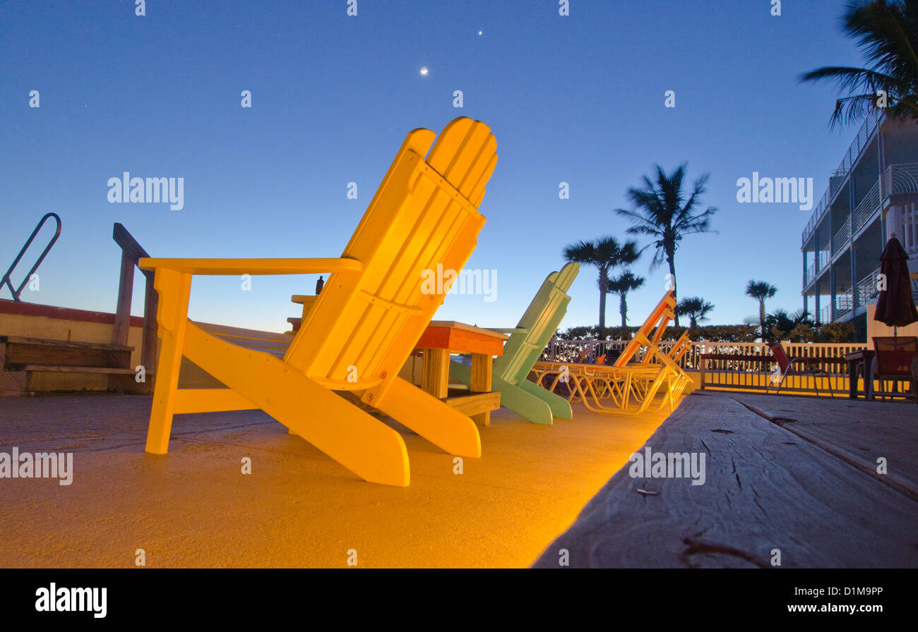 Siesta Key Floride avec ses célèbres plages de sable blanc Banque D'Images