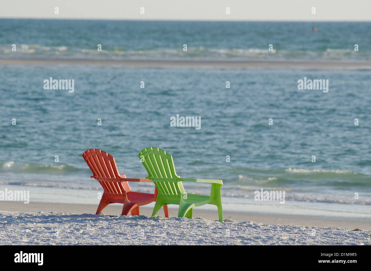 Siesta Key Floride avec ses célèbres plages de sable blanc Banque D'Images