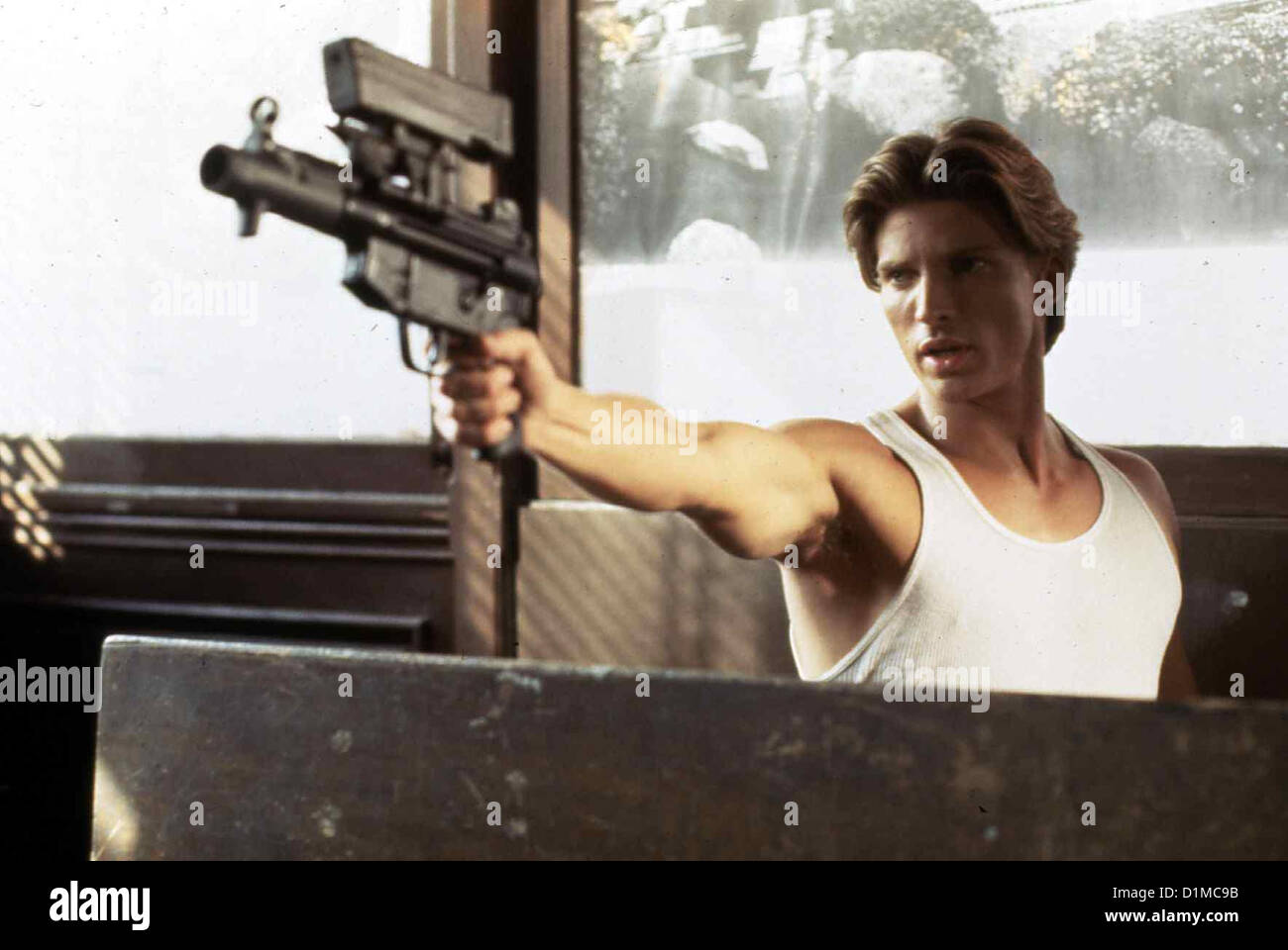 Cyber Cyber Tracker Tracker Steve Burton JE *** *** Local Caption 1993 PM Entertainment Banque D'Images