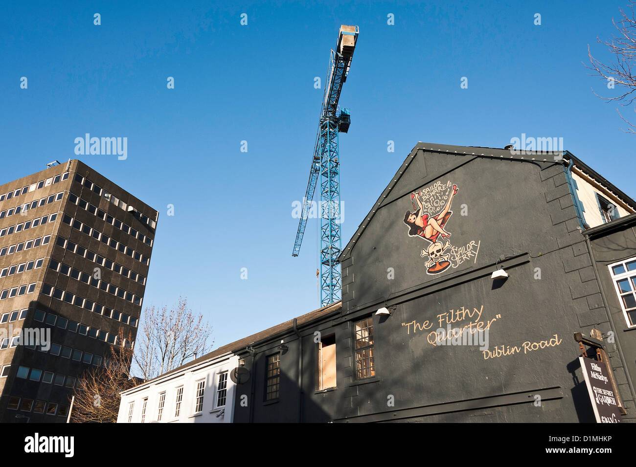 Filthy McNasty's Public House à Dublin Road Belfast Antrim Comté d'Irlande Royaume-Uni UK Banque D'Images