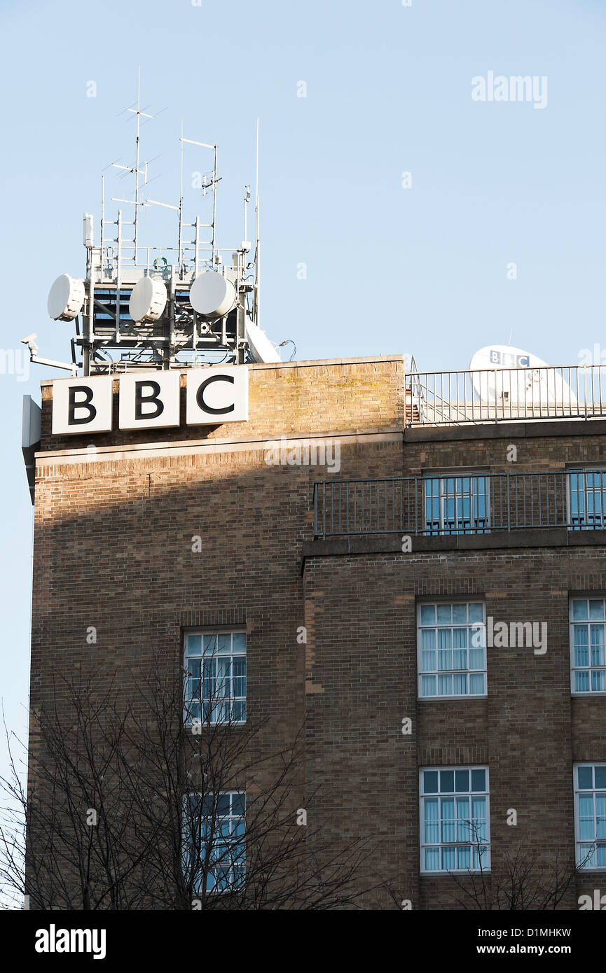 Le bâtiment BBC dans le comté d'Antrim en Irlande du Nord Belfast Royaume-Uni UK Banque D'Images