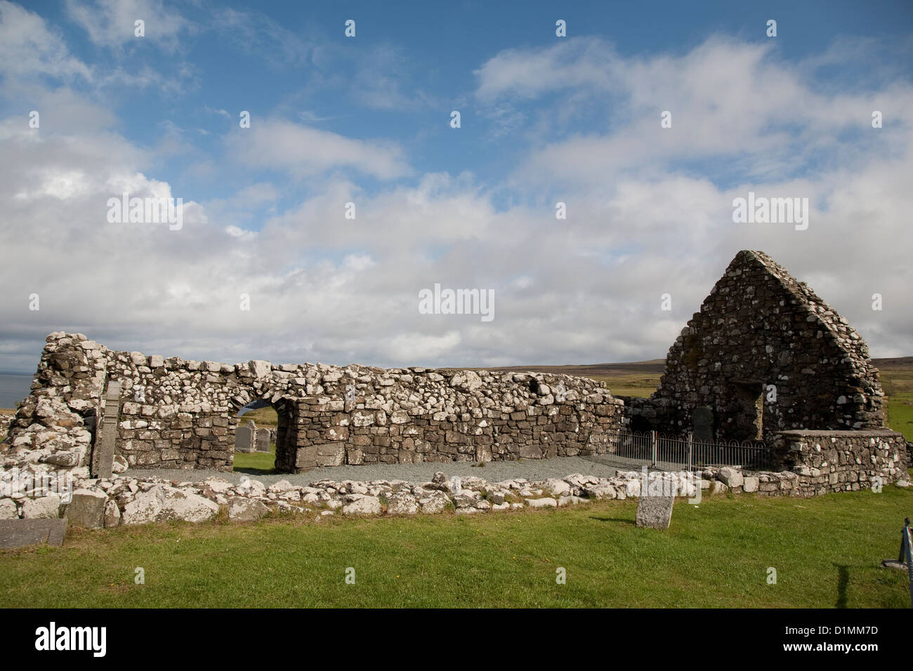 Trumpan Church ; île de Skye, Écosse Banque D'Images