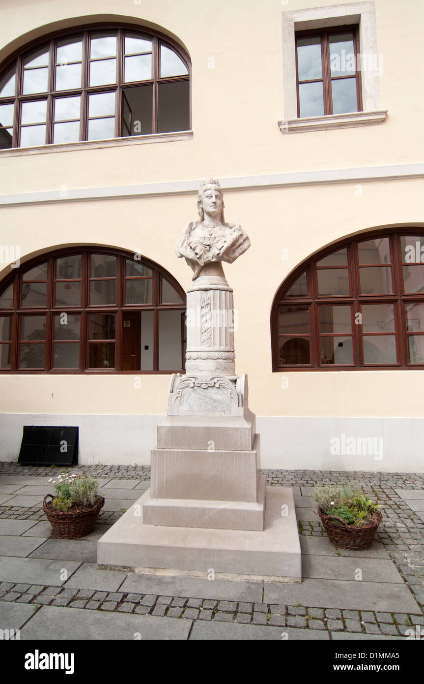 Statue de Sissi - l'Impératrice Elisabeth d'Autriche Banque D'Images