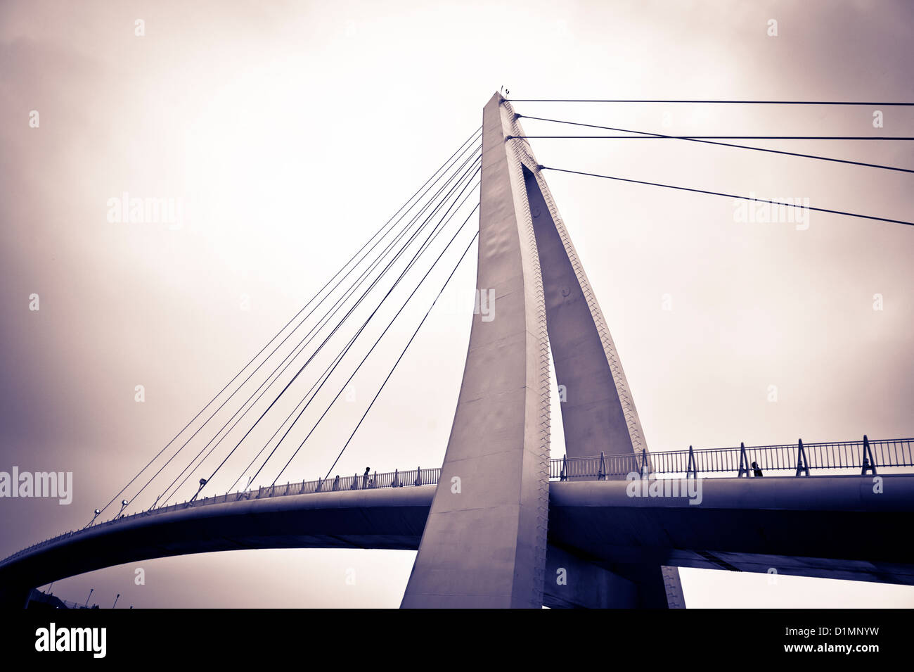 Pont des amoureux, Danshui, Taiwan Banque D'Images