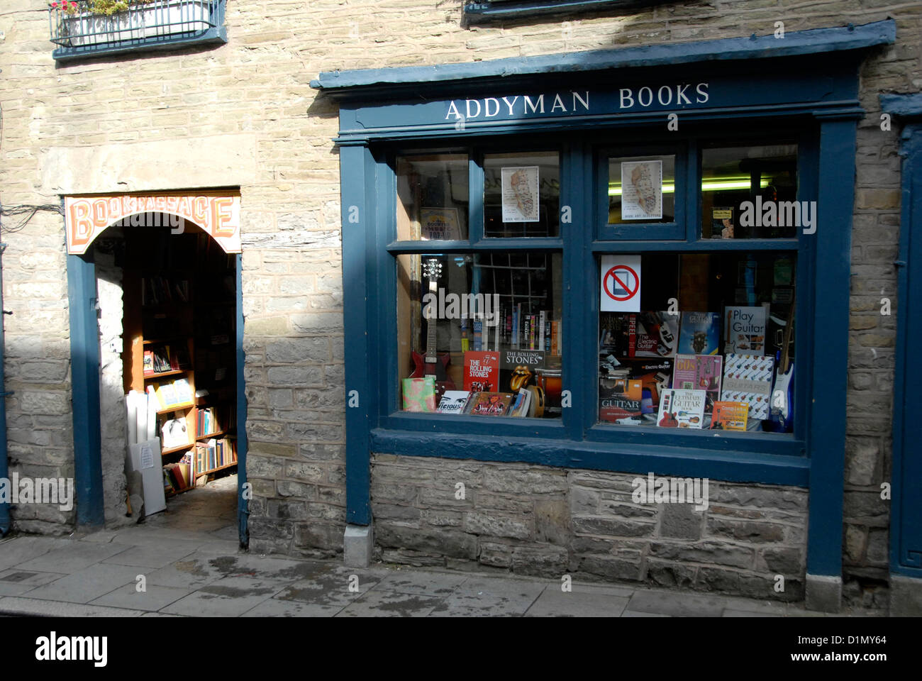 Addyman librairies à Hay-on-Wye gallois sur le côté de la frontière de l'Angleterre - Pays de Galles, Royaume-Uni Banque D'Images