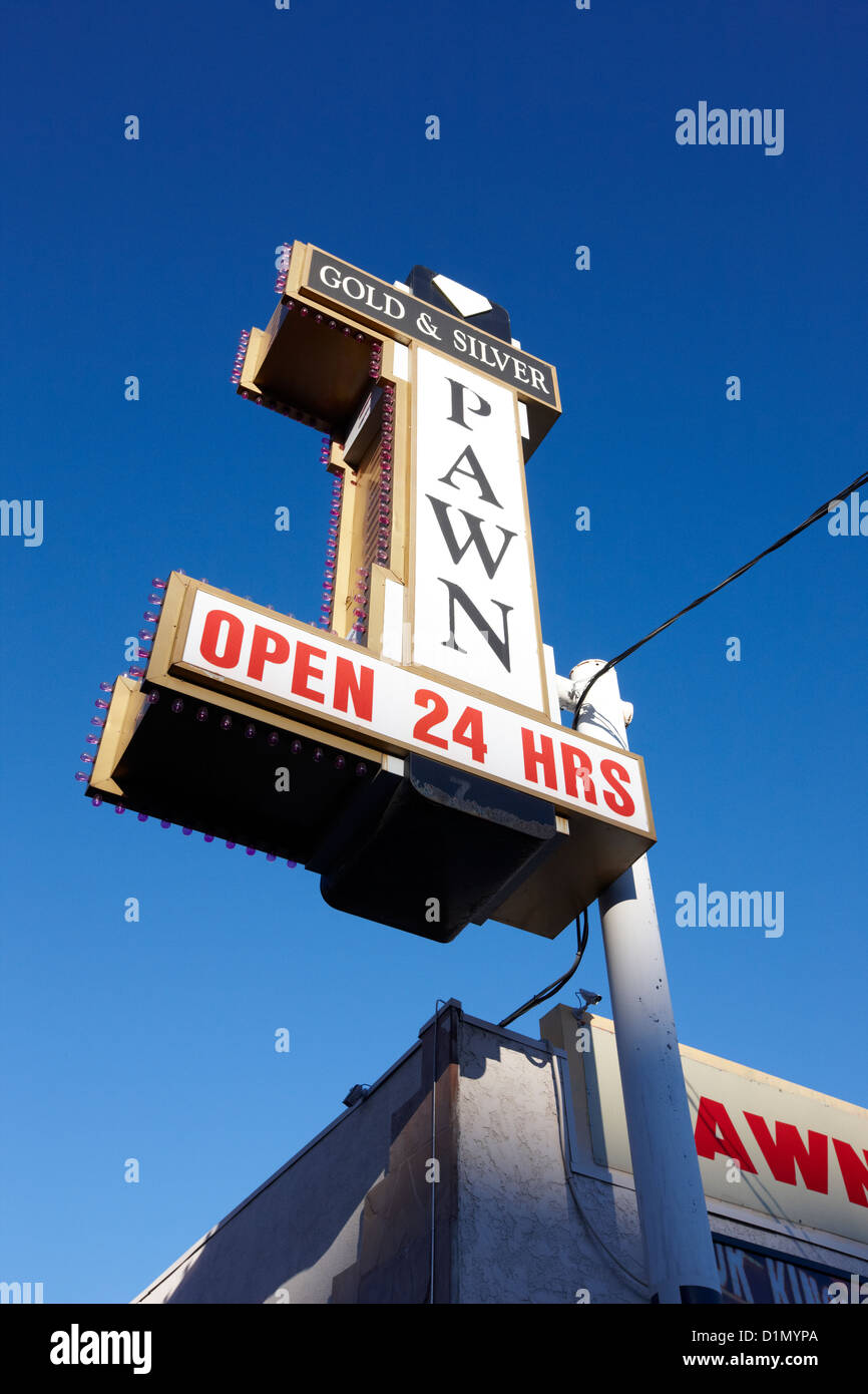 Célèbre l'or et l'argent magasin de jouet le centre-ville de Las Vegas accueil à la série télévisée pawn stars NEVADA USA Banque D'Images