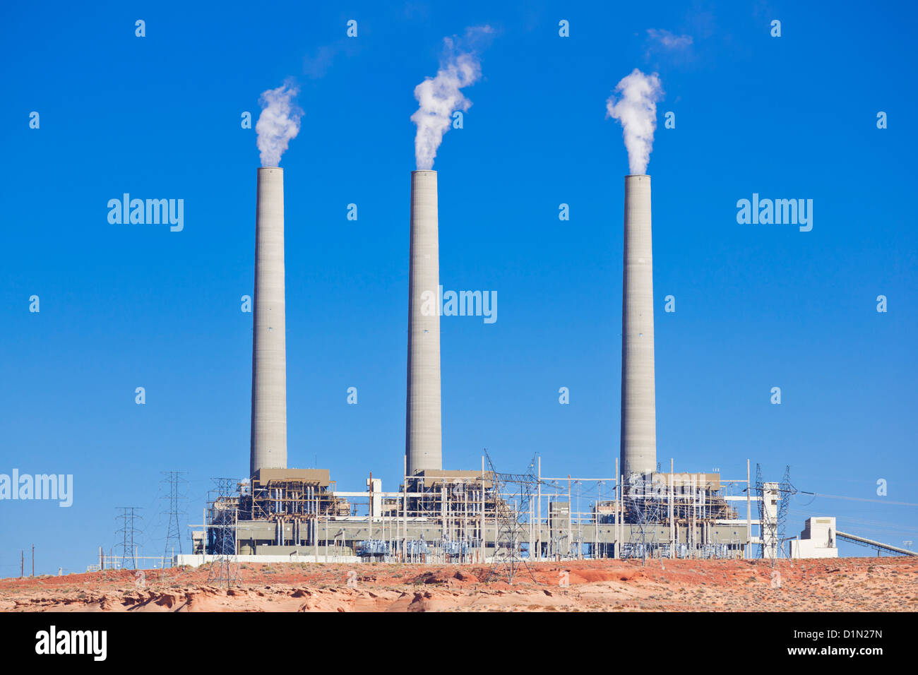 Salt River Project-Navajo Generating Station page Arizona États-Unis Banque D'Images