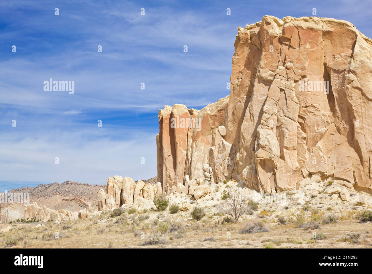 Paysage Cottonwood canyon road Grand Staircase-Escalante National Monument, Utah, États-Unis d'Amérique, Amérique du Nord Banque D'Images