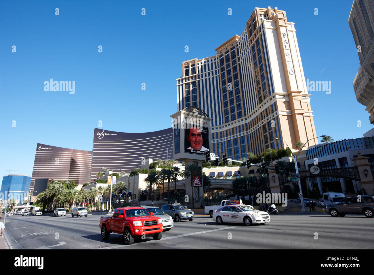 Le palazzo wynn and encore luxury hotel and casino resort Las Vegas NEVADA USA Banque D'Images