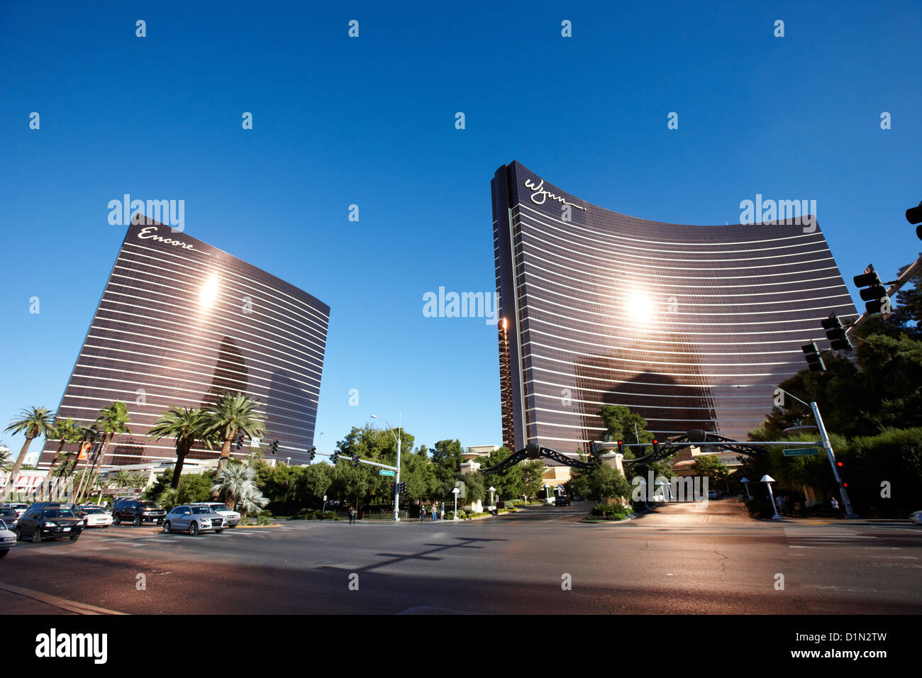 Le Wynn and encore resort et les casinos de Las Vegas NEVADA USA Banque D'Images