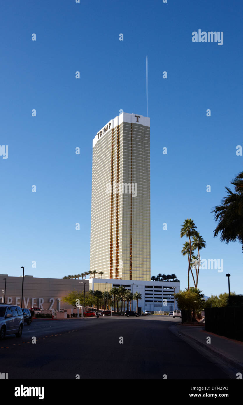 L'hôtel de luxe trump condominium et temps partiel de Las Vegas NEVADA USA Banque D'Images