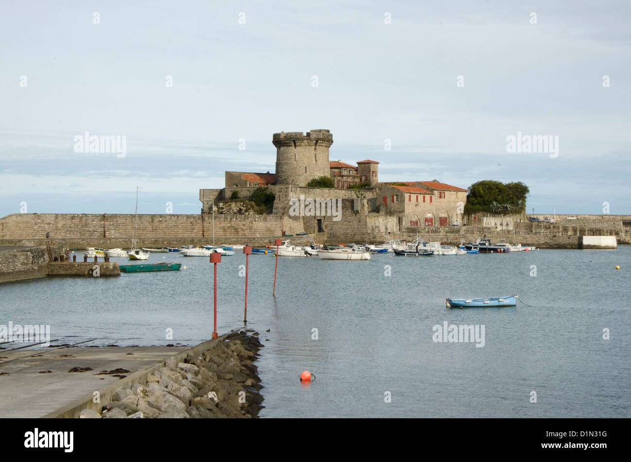 Fort Socoa à la Côte basque française Banque D'Images