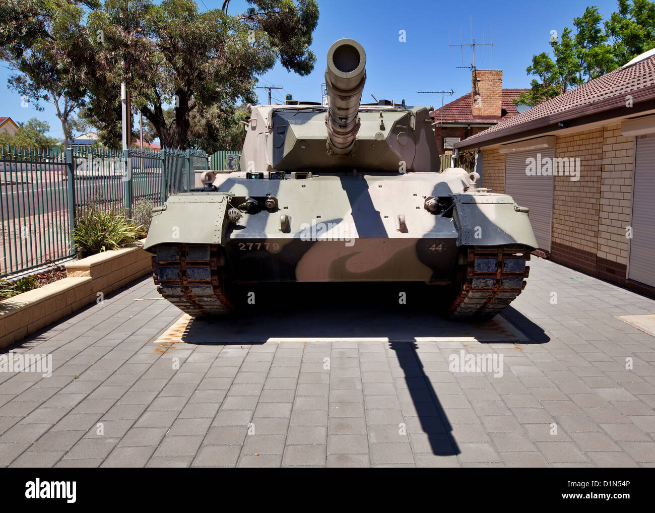 Char Leopard Banque D'Images