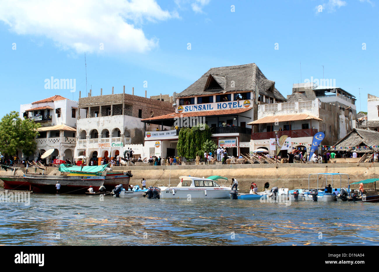 L'île de Lamu, Kenya, Afrique de l'Est Banque D'Images